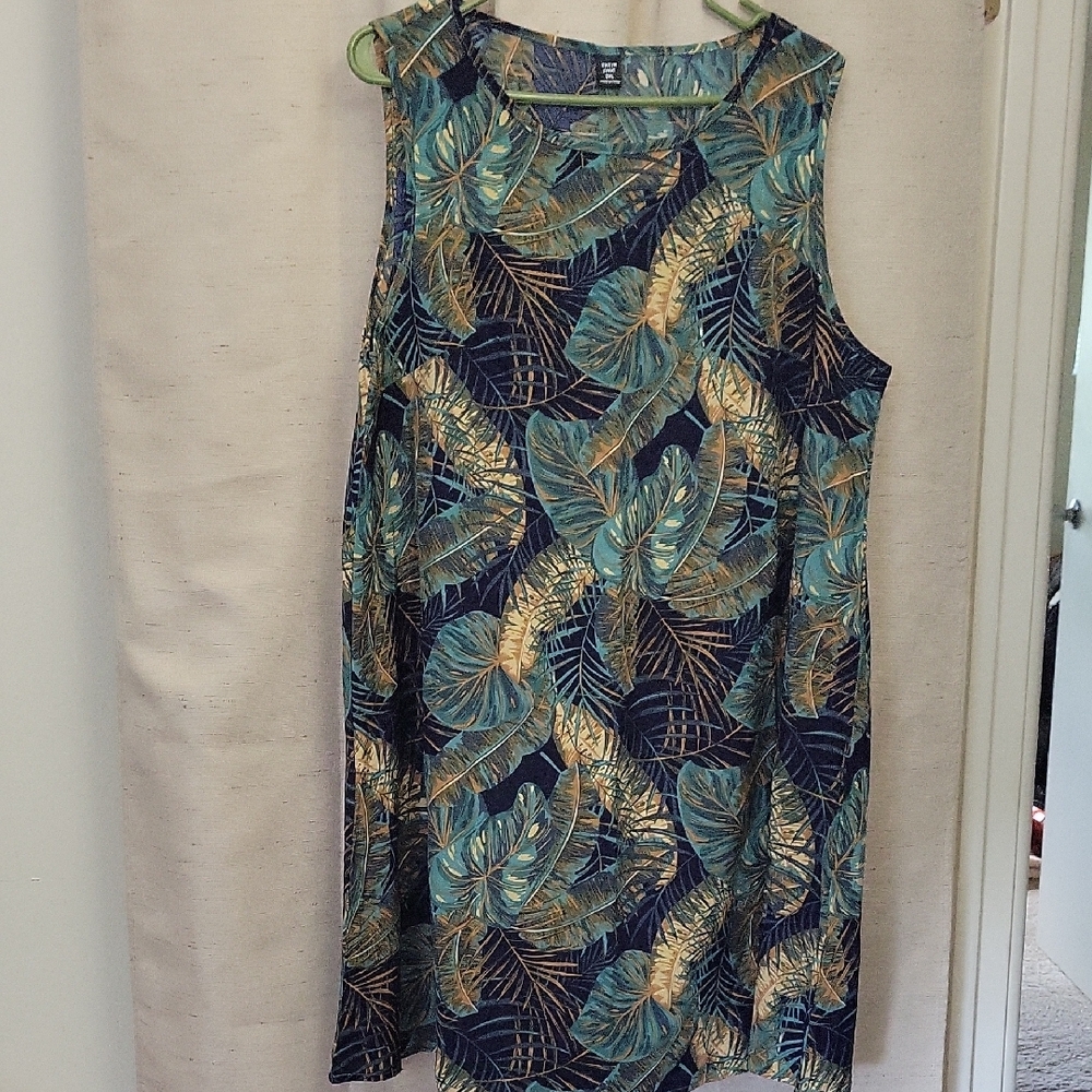 NWOT SHEIN 2X Curve Print Dress